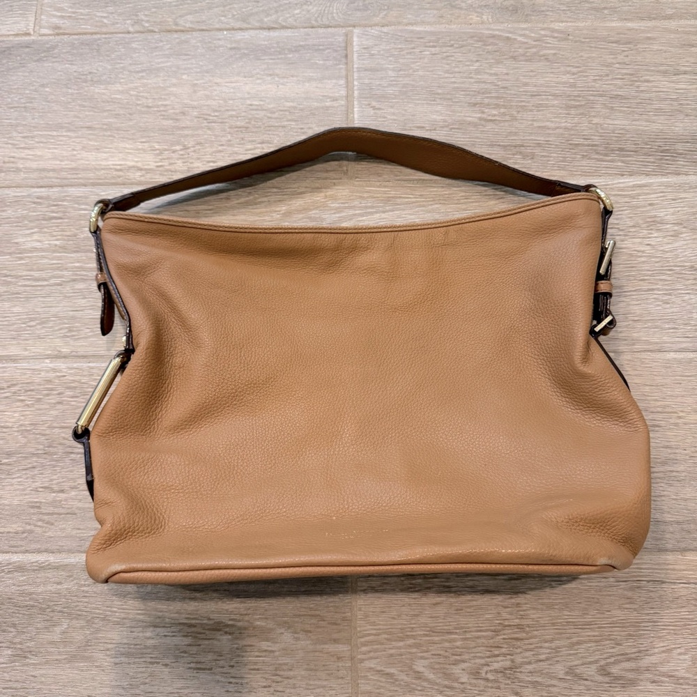 Isaac Mizrahi Elegant Tan Shoulder Bag w/ dustbag
